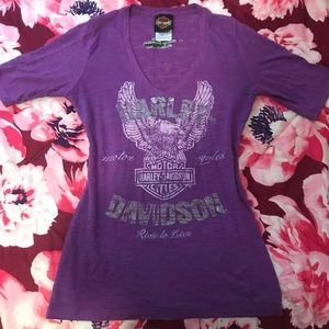 Harley-Davidson Quarter Sleeve Tee